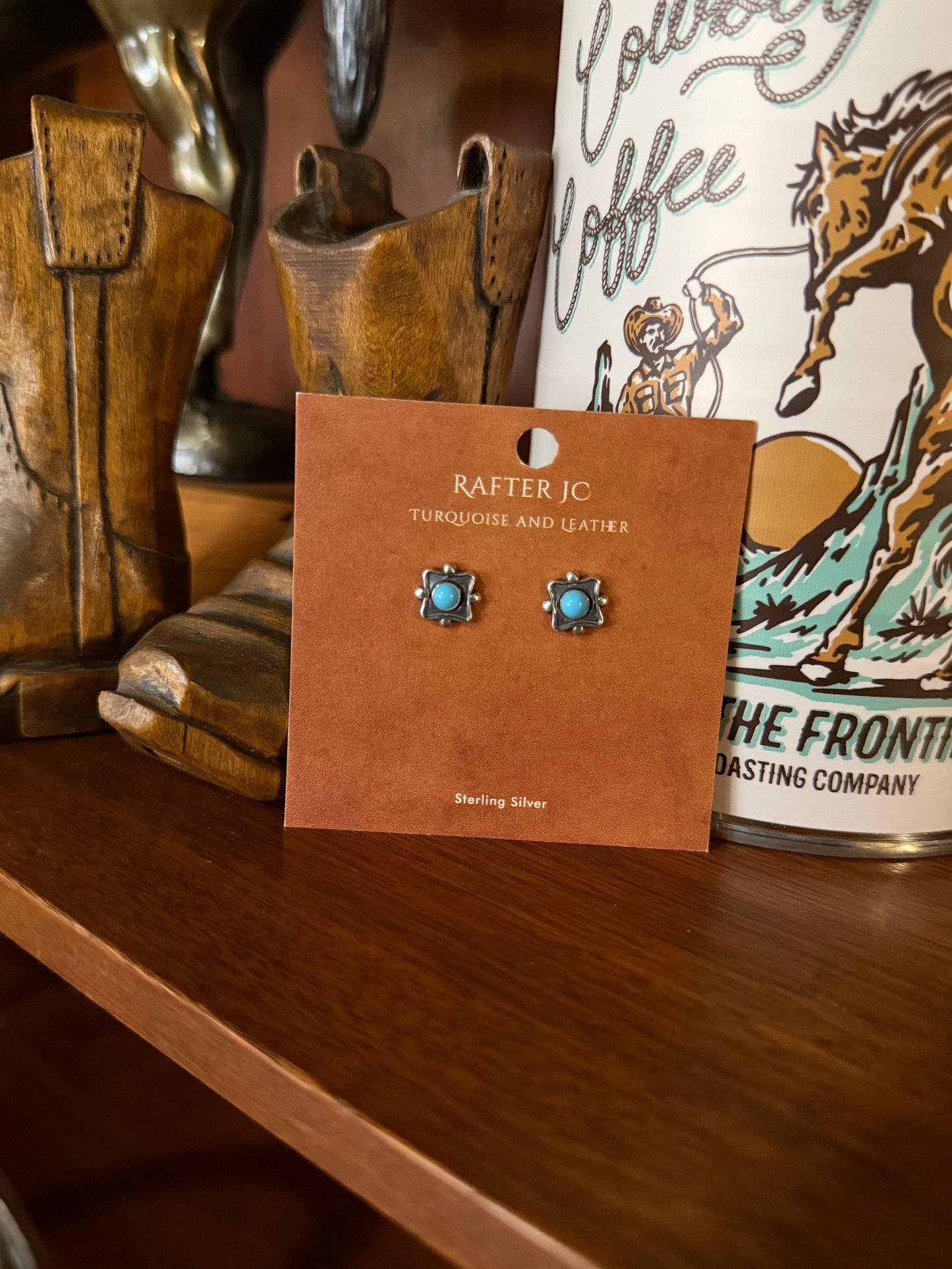 Minnie Turquoise Studs
