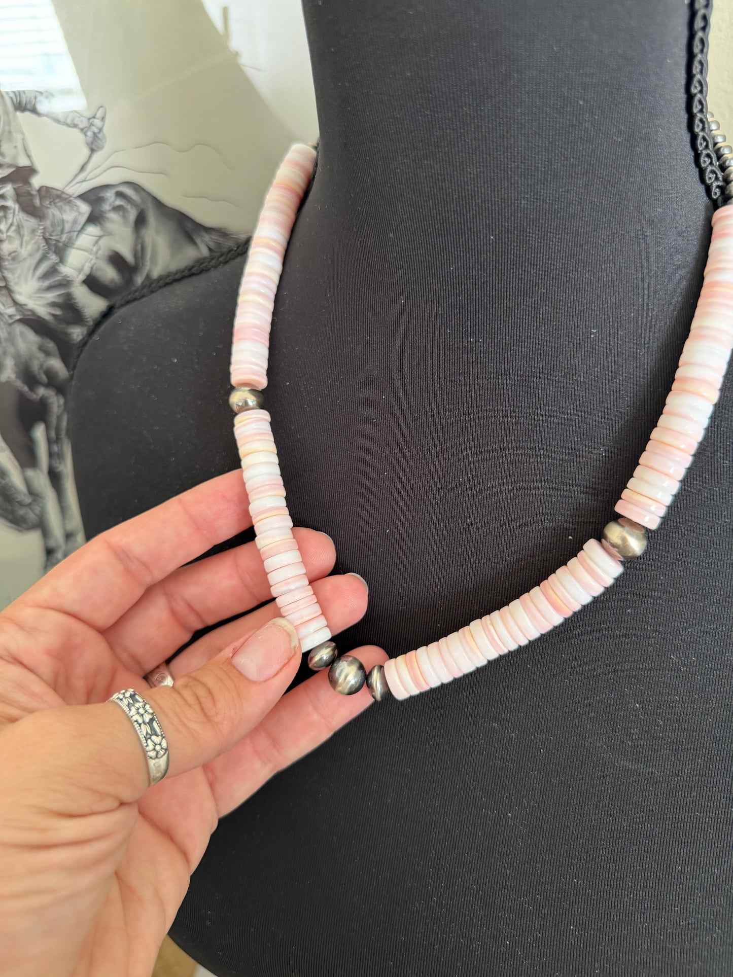 Pink Conch Ashton Necklace