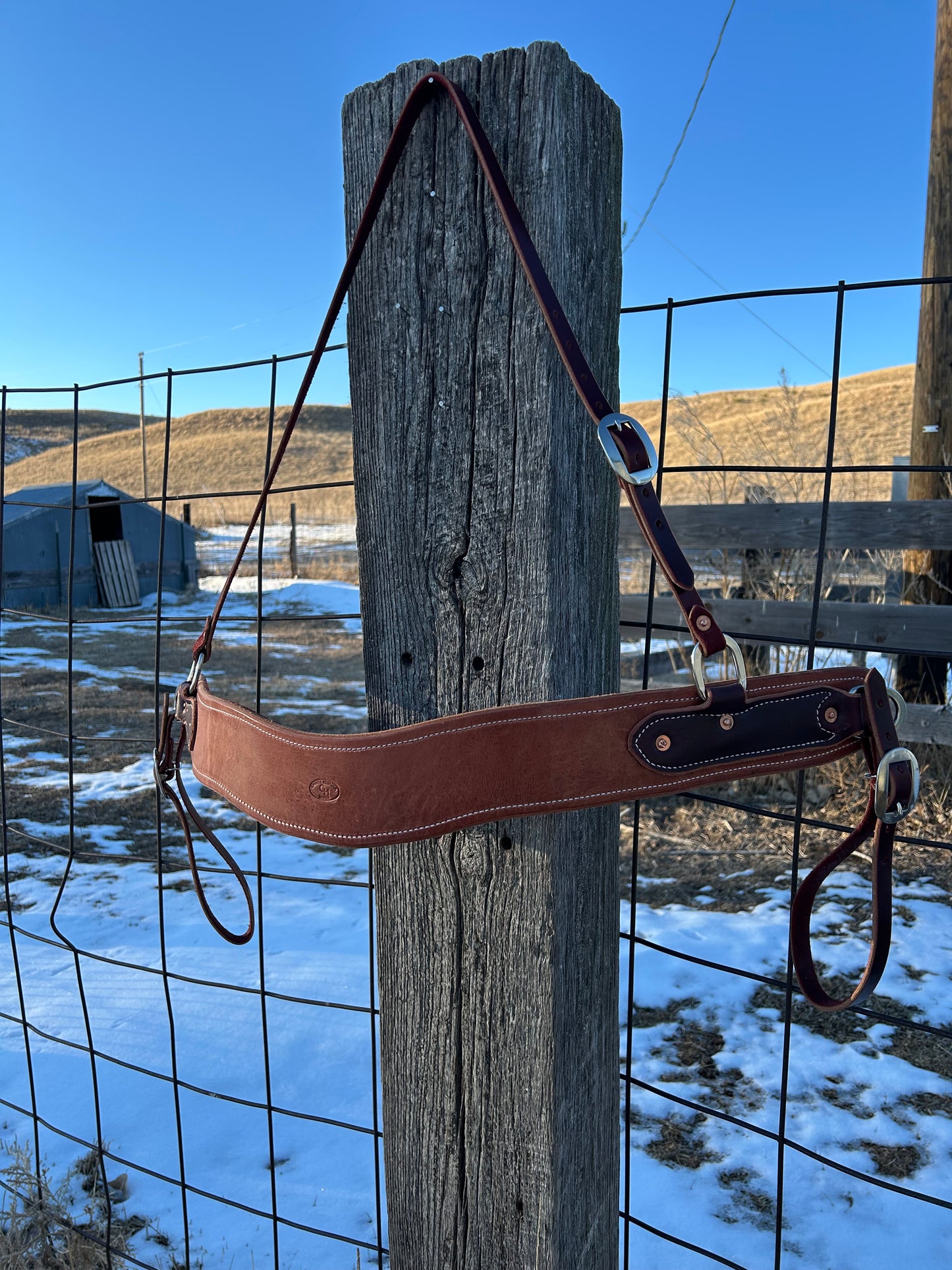Unstitched Breast Collar with Tugs and Wither Strap