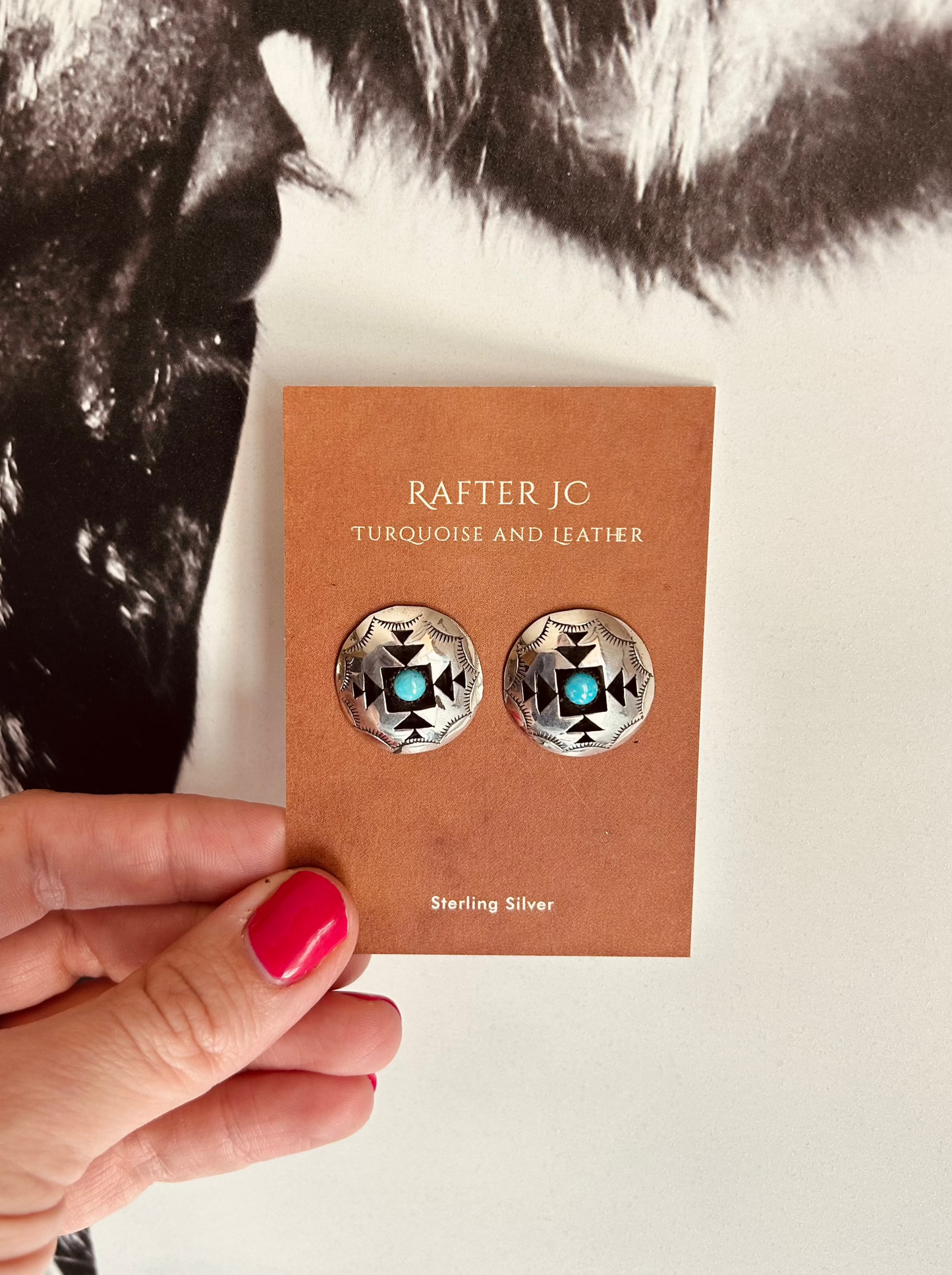 Aztec Shadow Box Earrings
