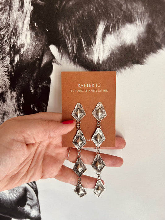 4 Concho Post Dangles