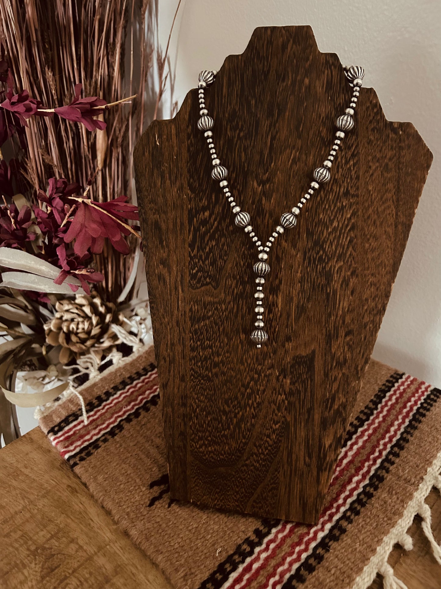 Sterling Pearl Lariat