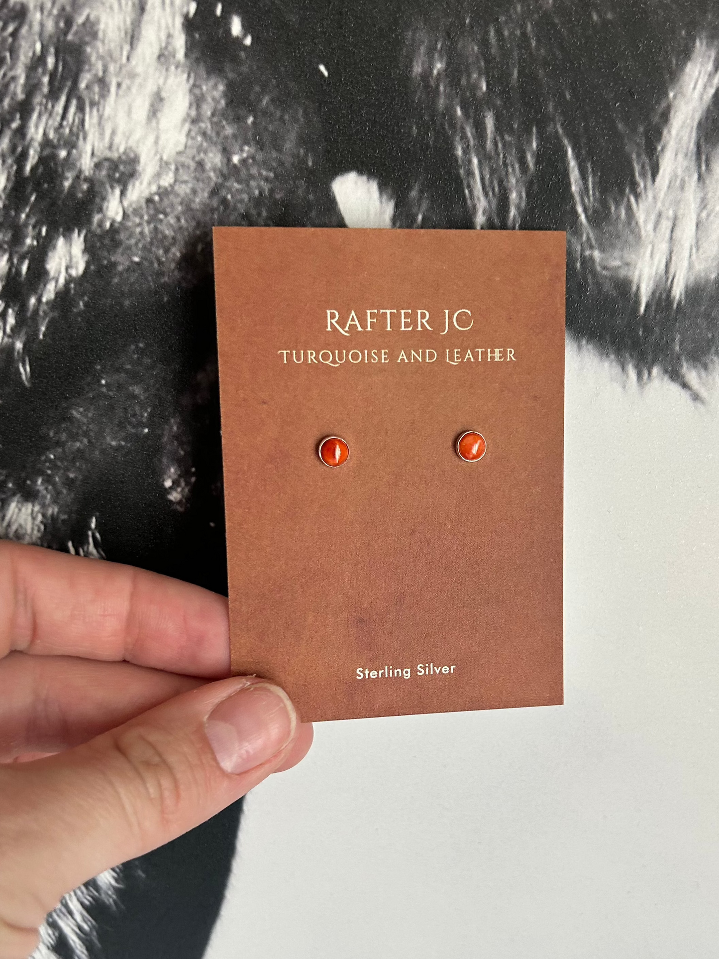 Red Spiny Studs
