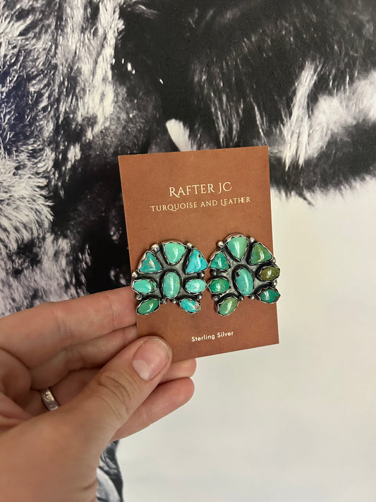 3/4 Carico Lake Turquoise Clusters
