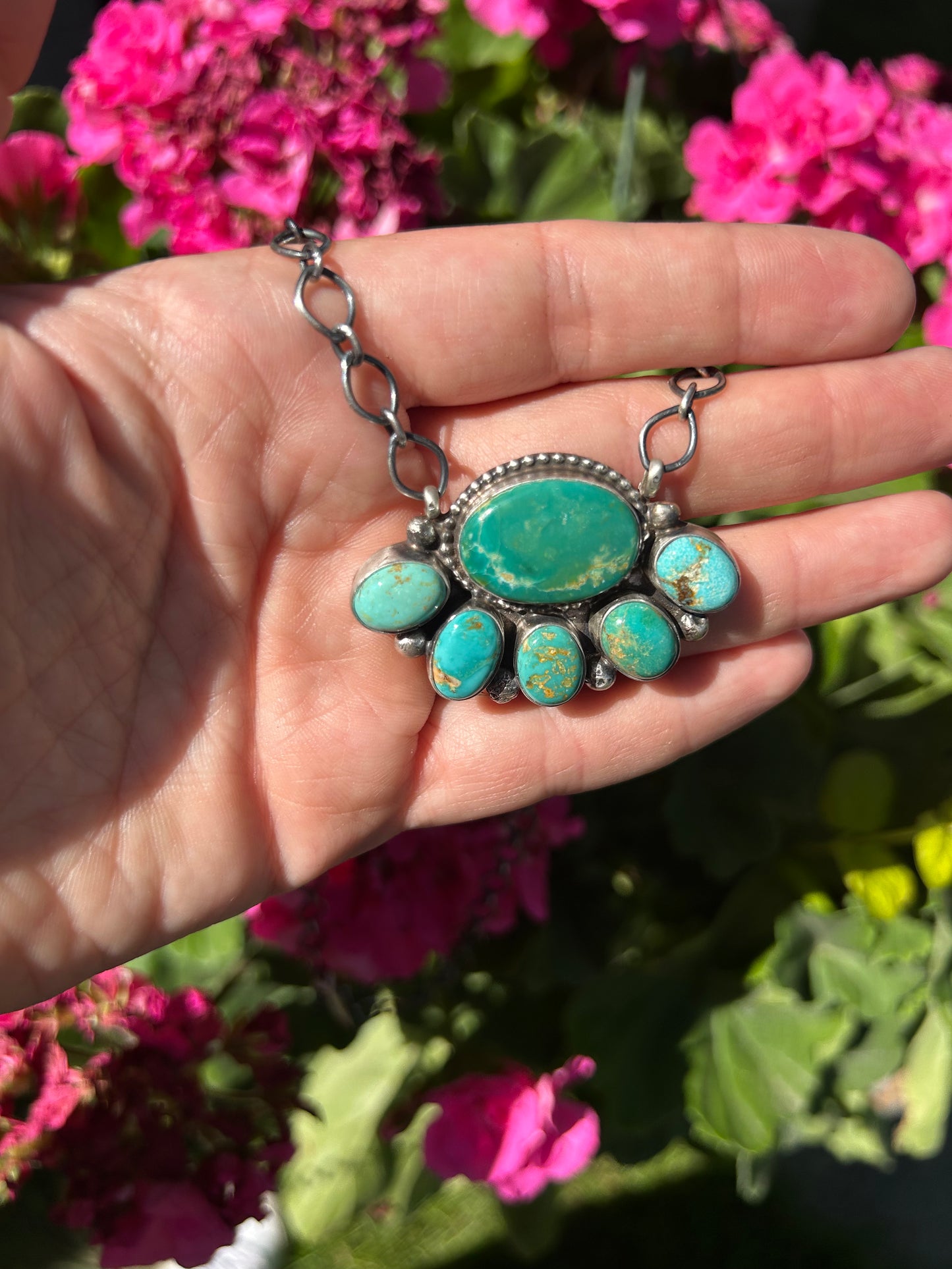 Royston Half Cluster Necklace