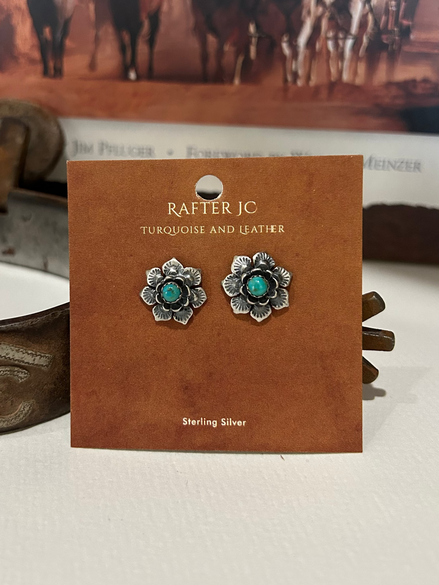 Roses with Turquoise Studs