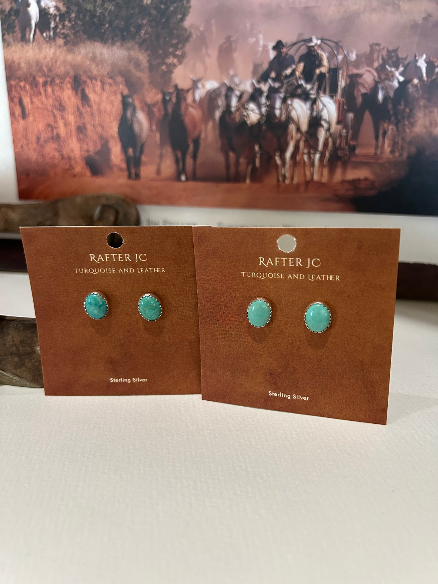 Jay Turquoise Studs