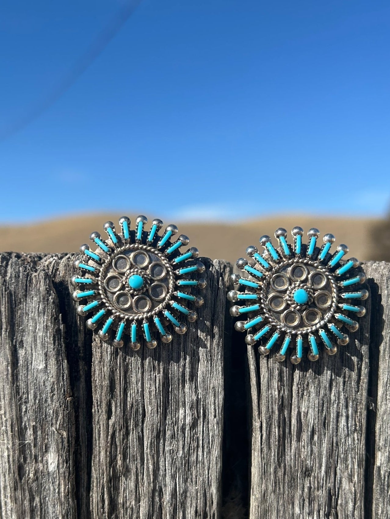 Zuni Cluster Earrings