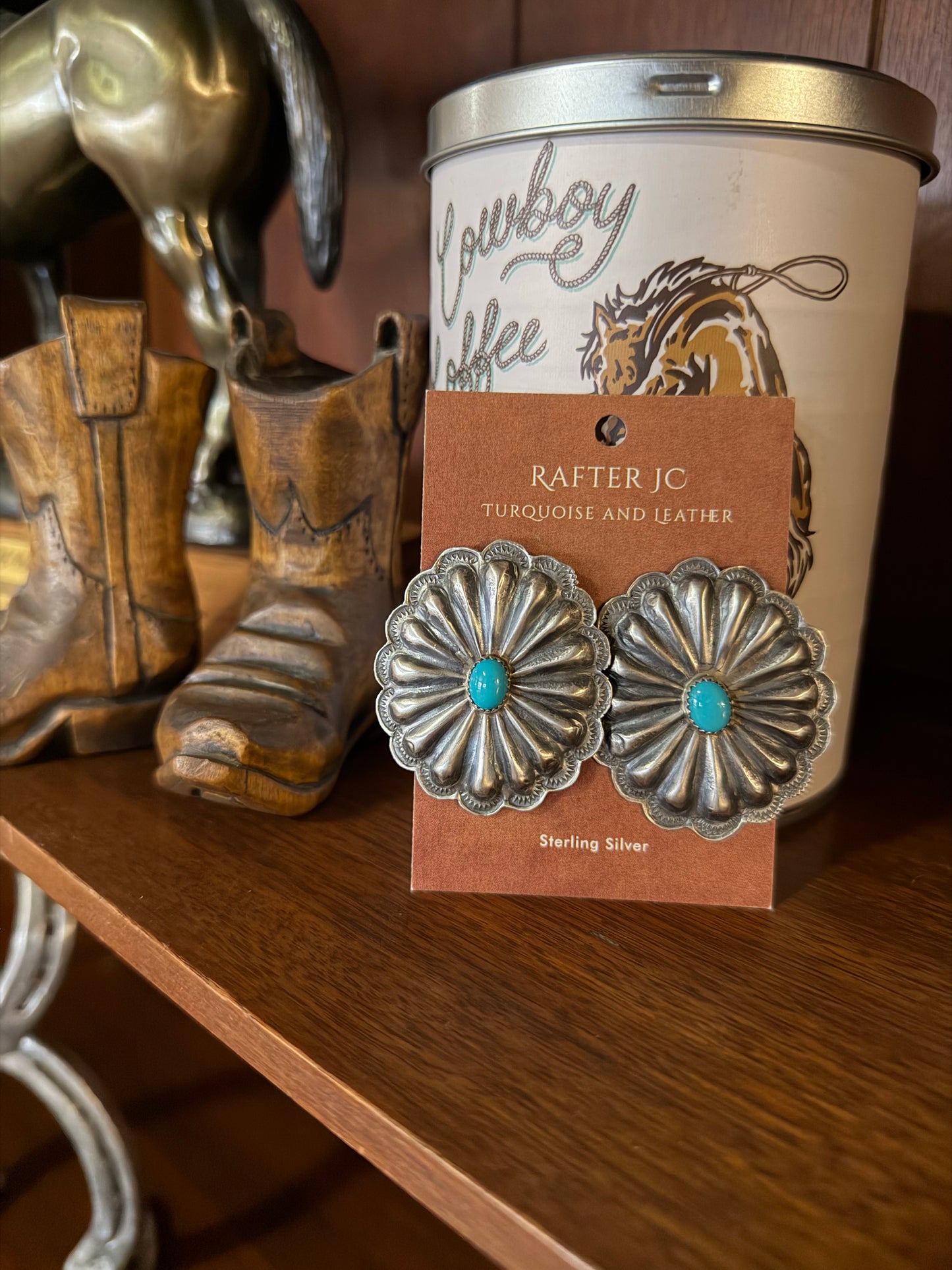 Big Rita Lee Concho Earrings
