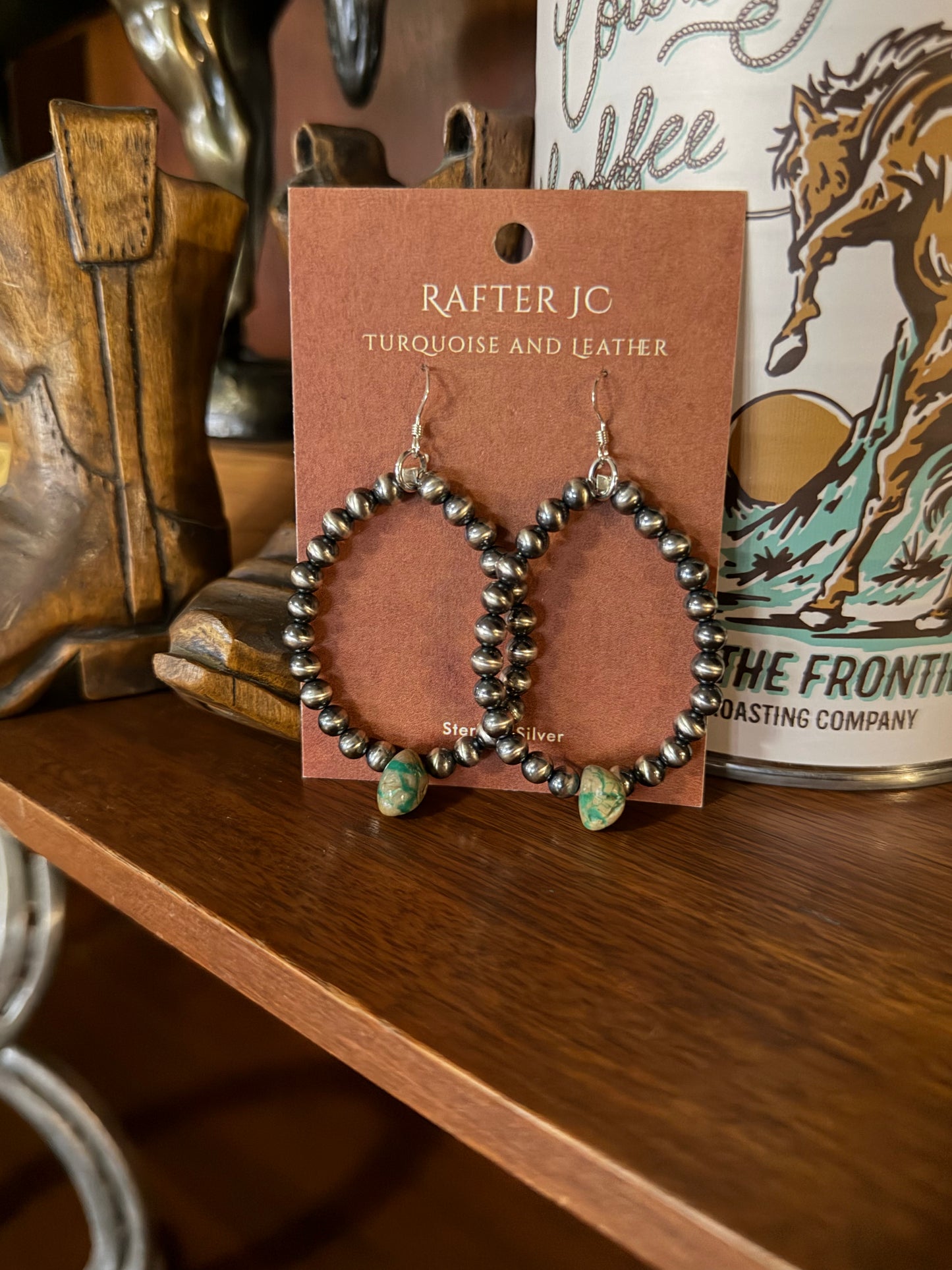 5mm Pearl with Fox Turquoise