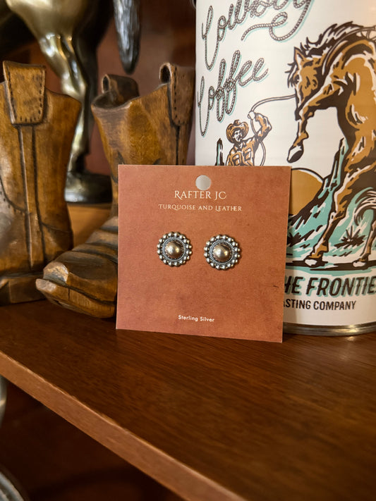 Small Sterling Silver Ole Earrings