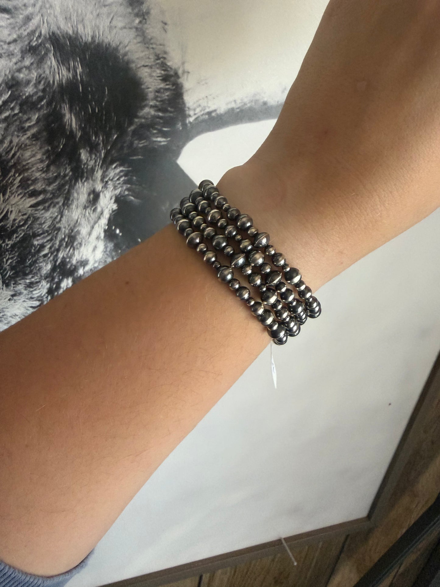 4 Strand Multi Bead Necklace