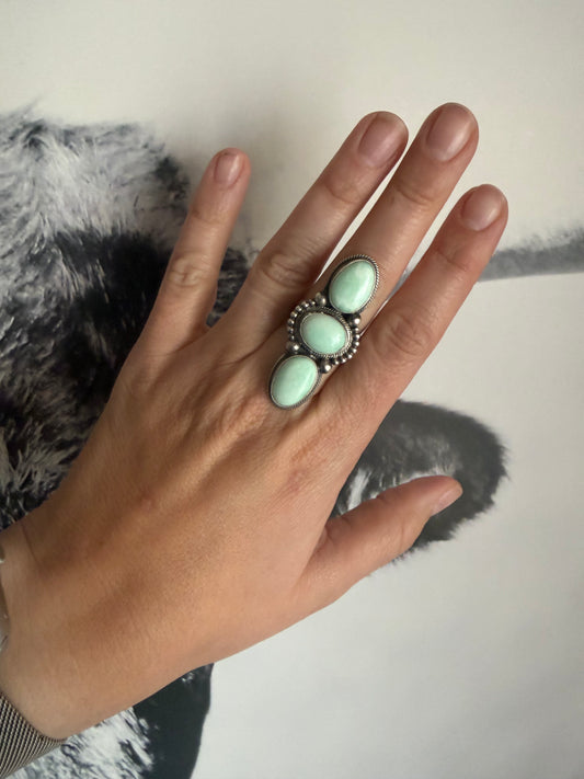 Size 9 3 Stone Palomino Ring