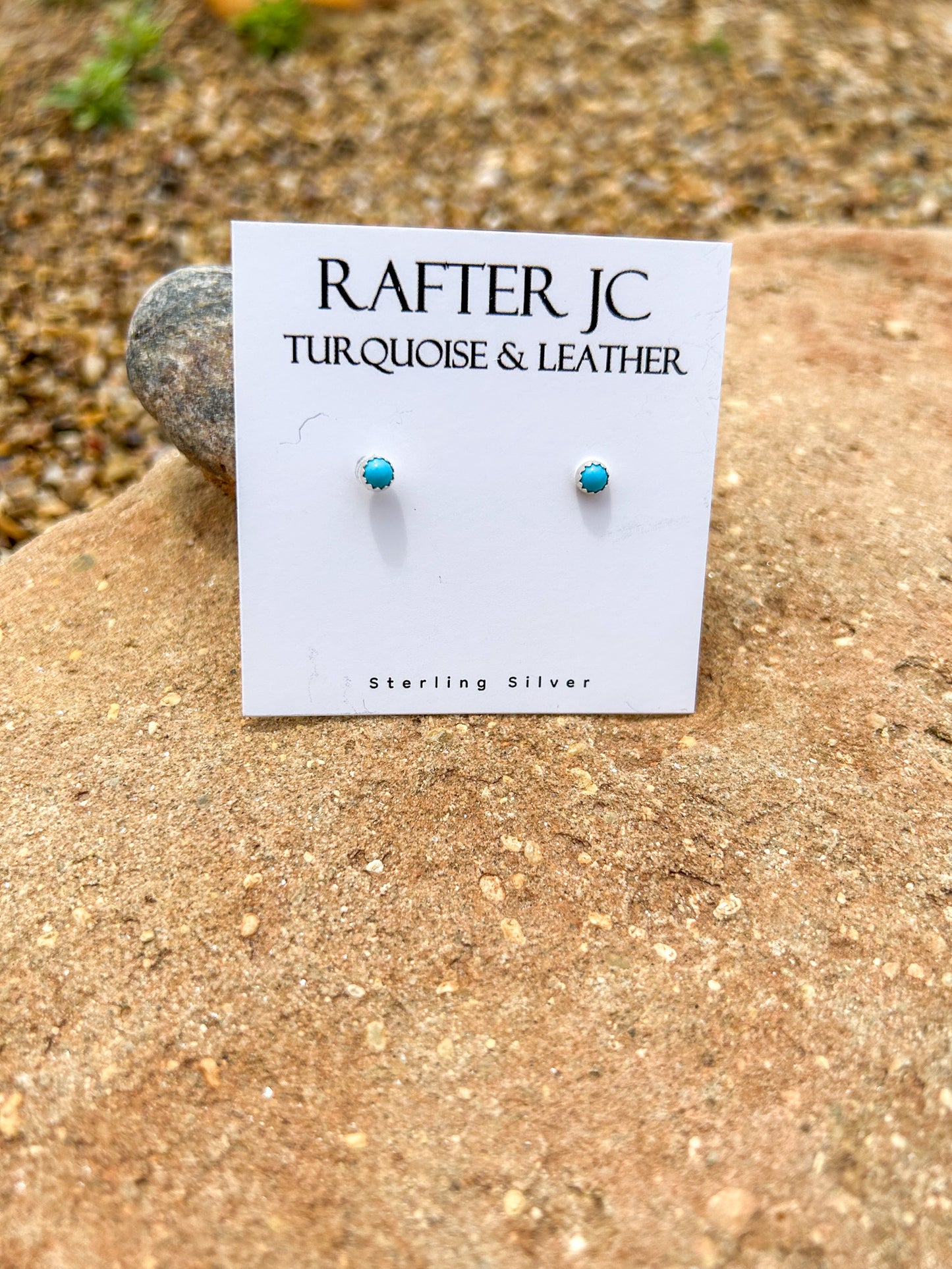 Addi Q Turquoise Studs