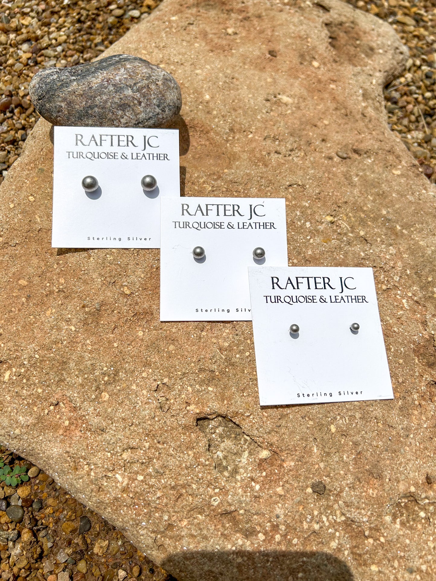 Sterling Pearl Studs