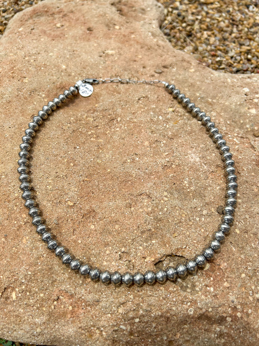 Stamped 8mm Beads