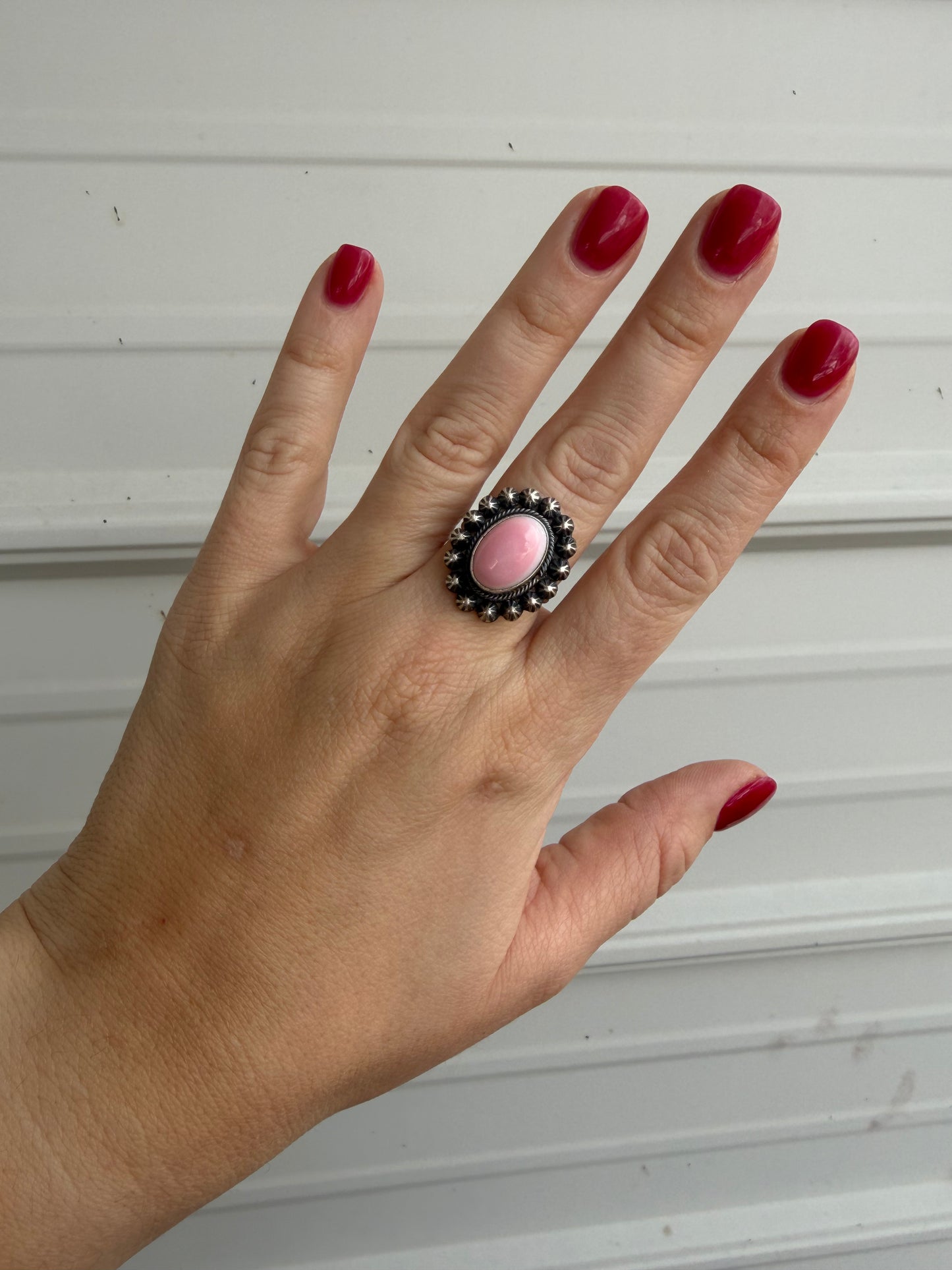 Pink Concho Starshot Ring