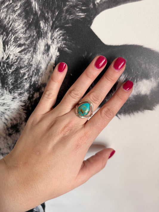 Large High Shine Royston Ring Size 8