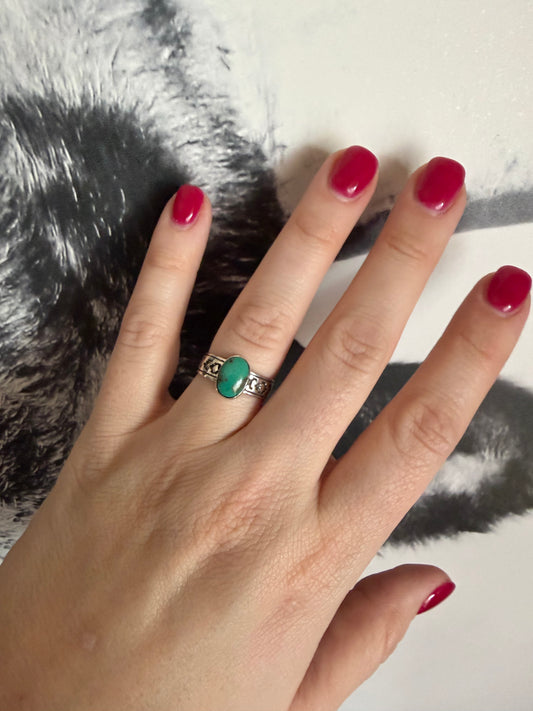 Stamped Royston Ring Size 8