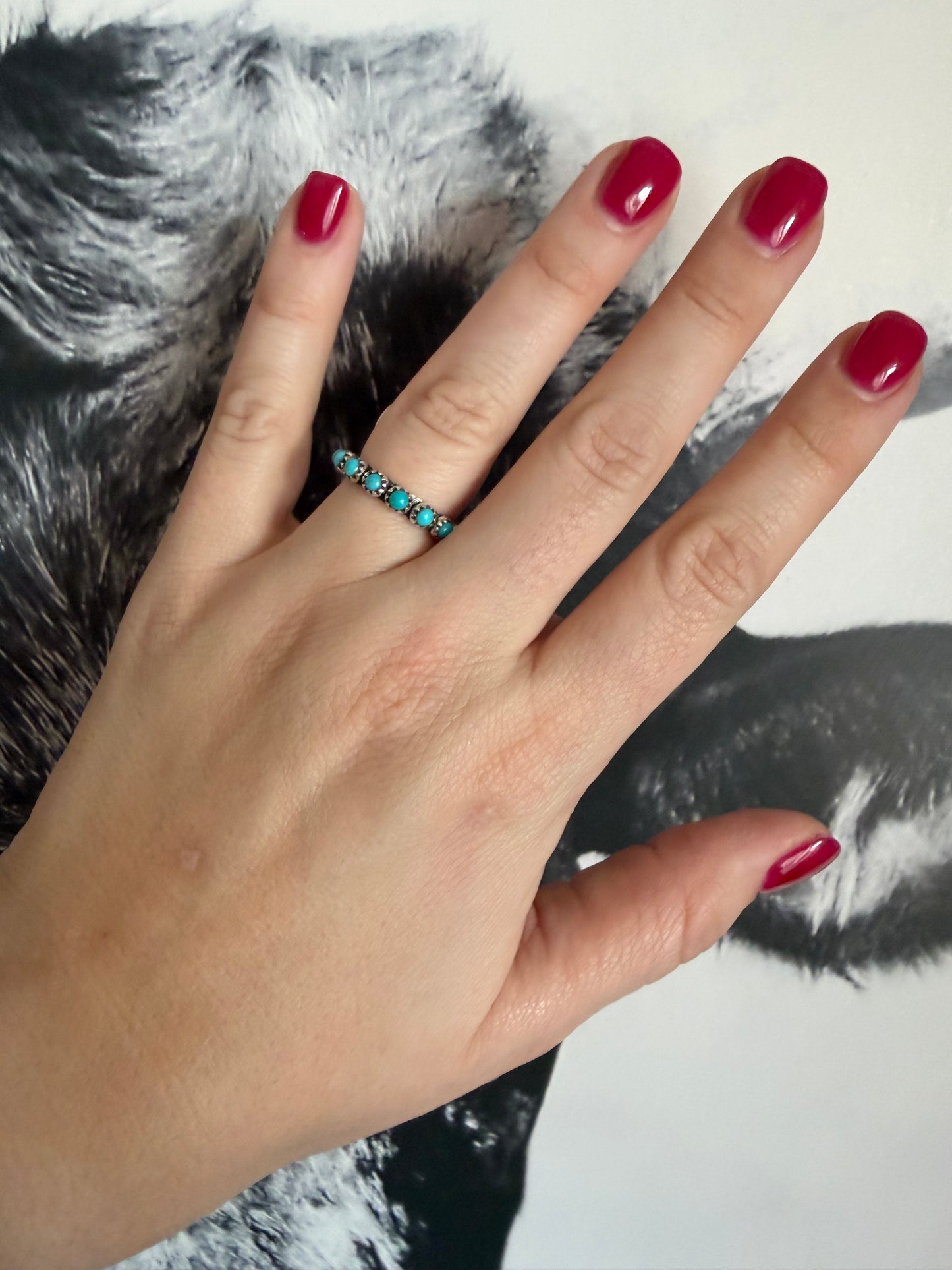 Kingman Stacker Ring Size 7