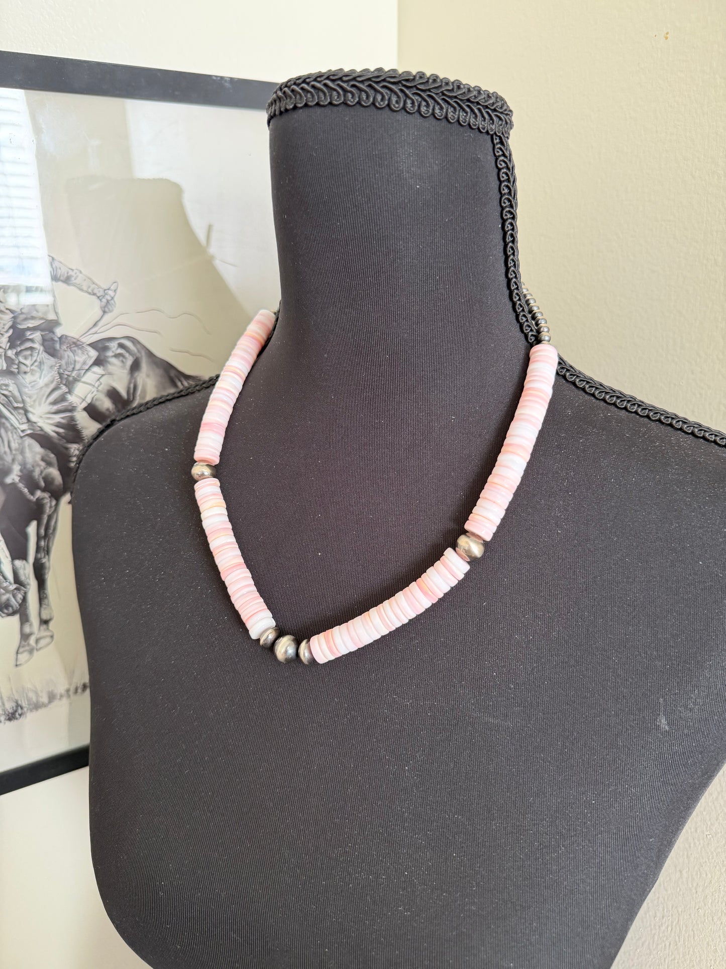 Pink Conch Ashton Necklace