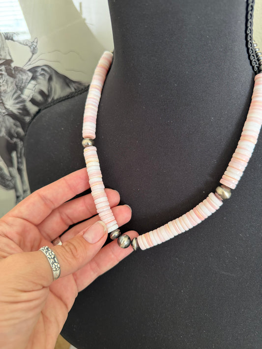 Pink Conch Ashton Necklace