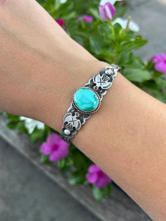 Turquoise Thunderbird Cuff