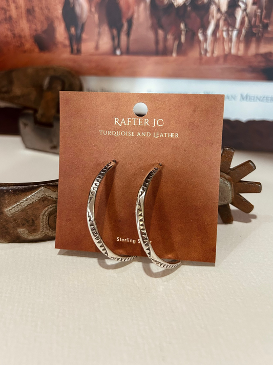 Edged Stamped Hoops