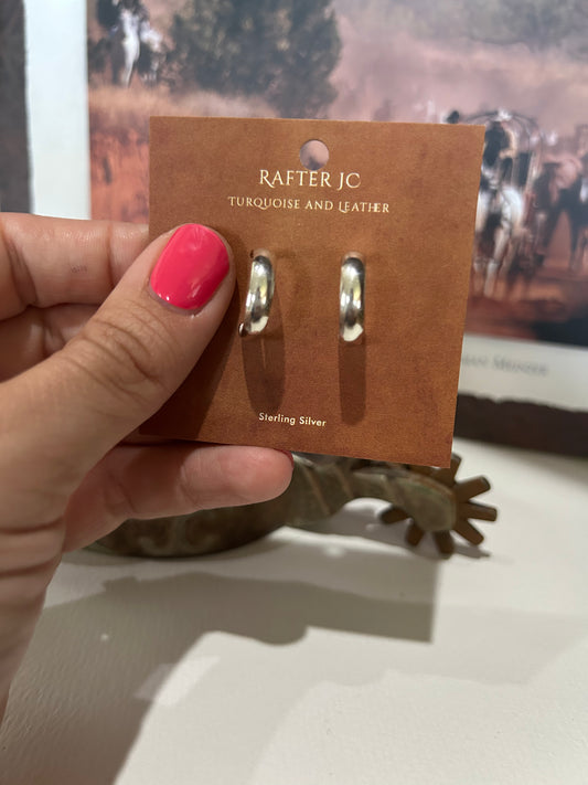 Basic Sterling Hoops