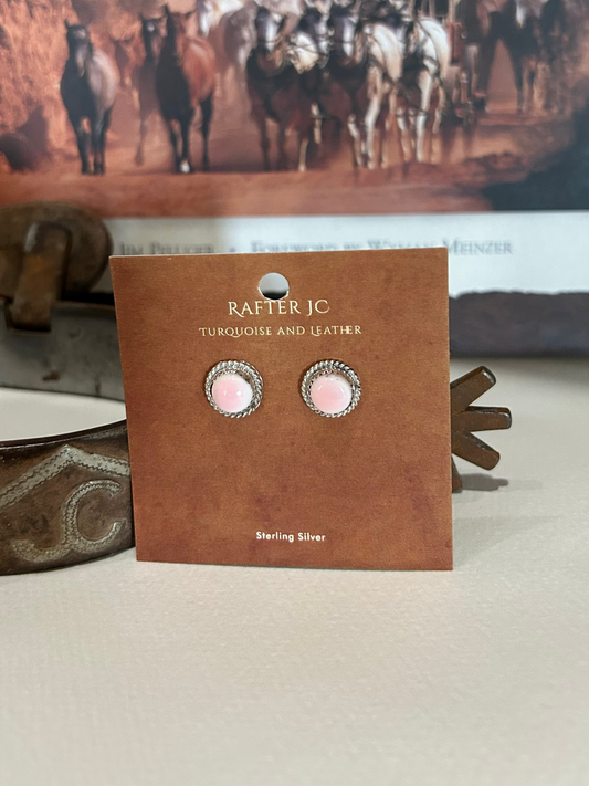 Pink Concho Perfect Studs