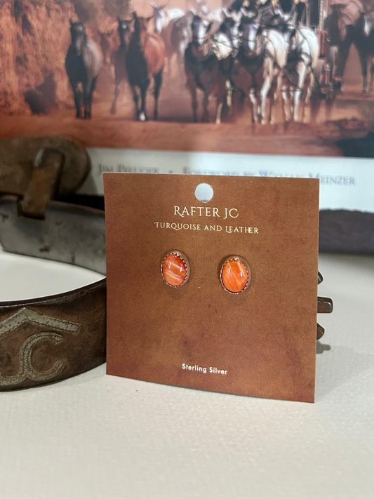 Orange Spiny Studs