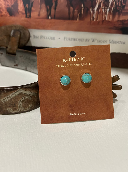 9mm Turquoise Studs