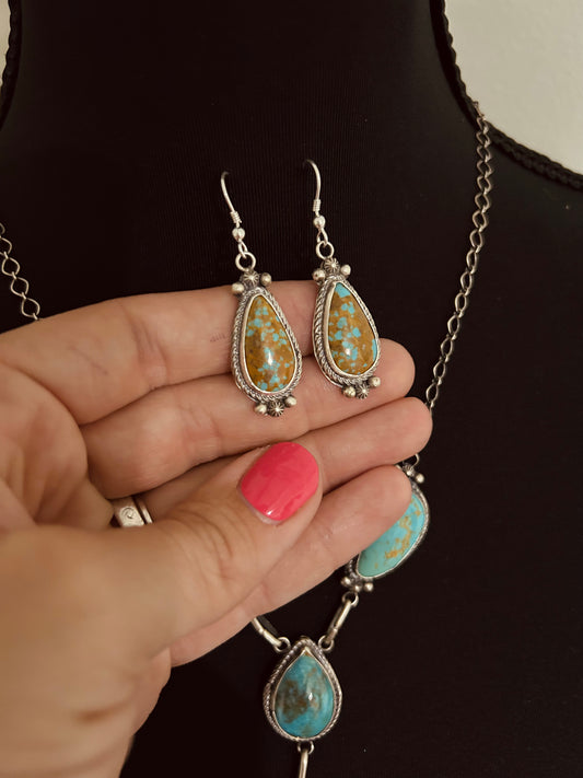 4 Stone Lariat Set