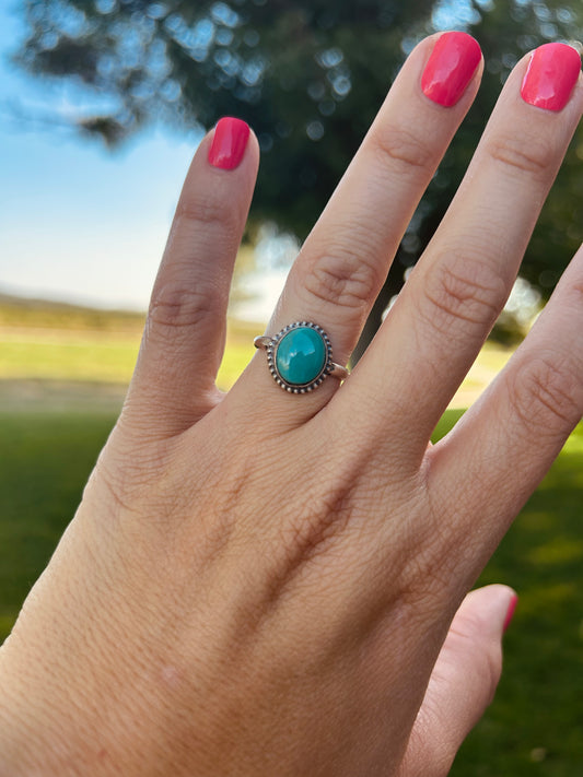 Meg Turquoise Ring Size 7