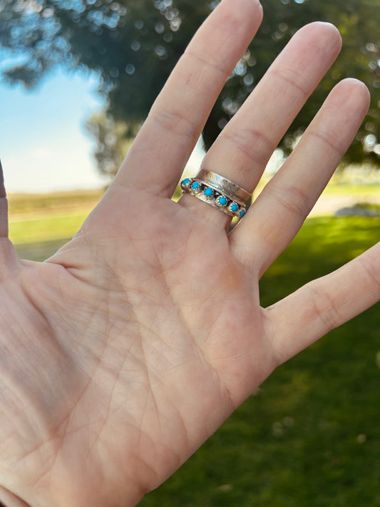 Adjustable Feather Ring