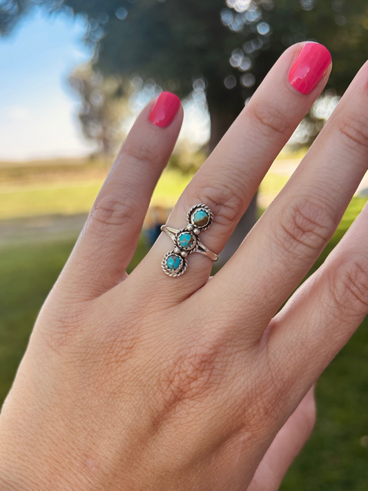3 Stone Kingman Ring B Size 7