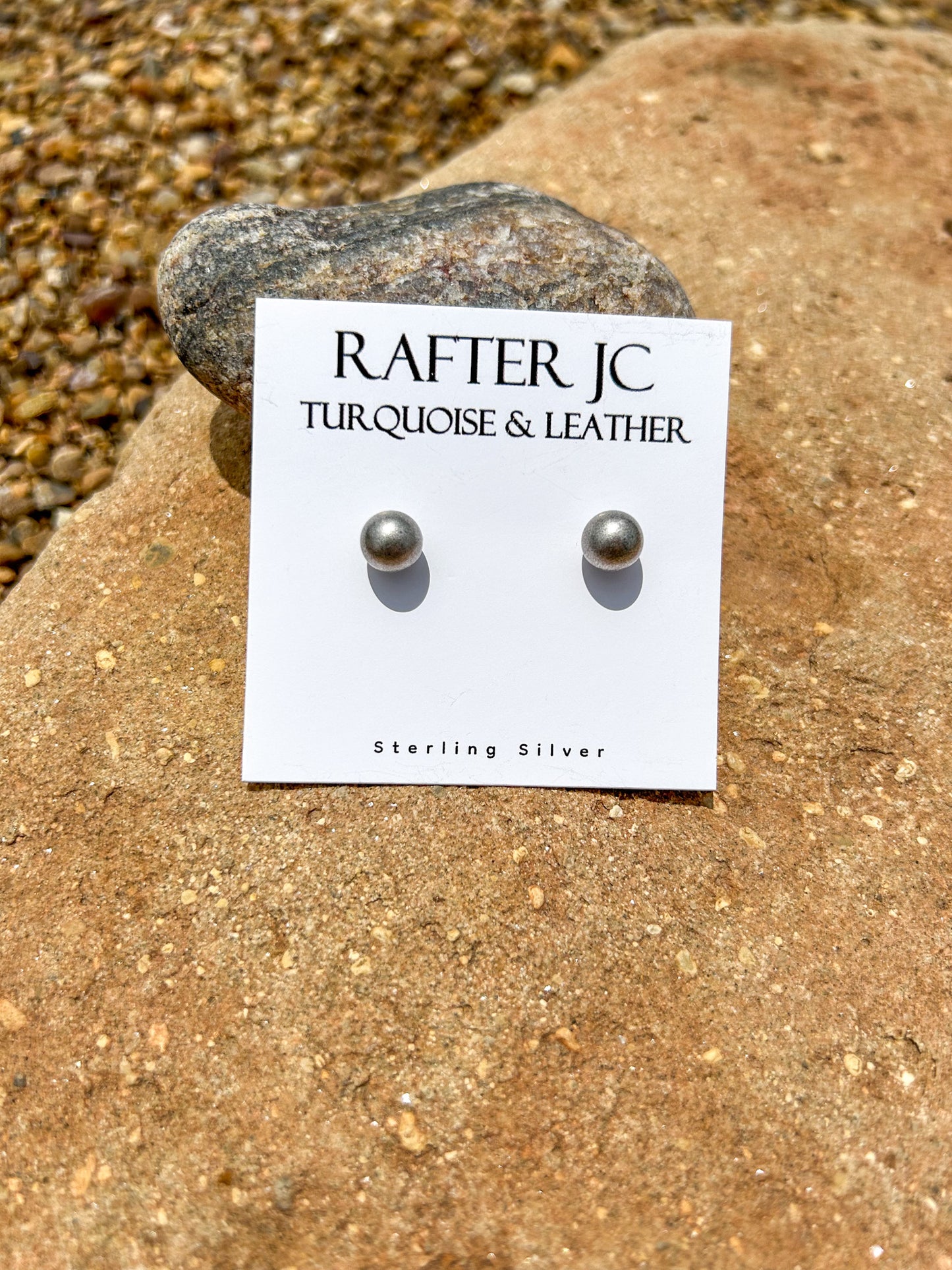 Sterling Pearl Studs