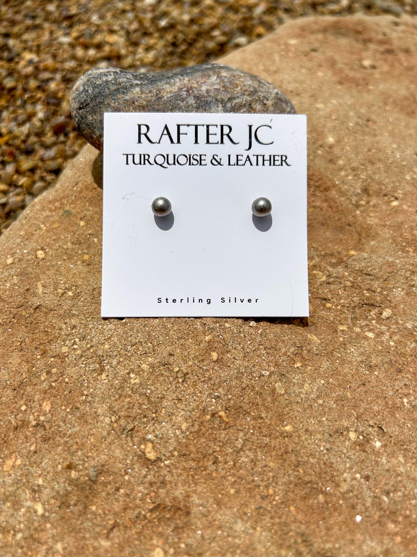 Sterling Pearl Studs