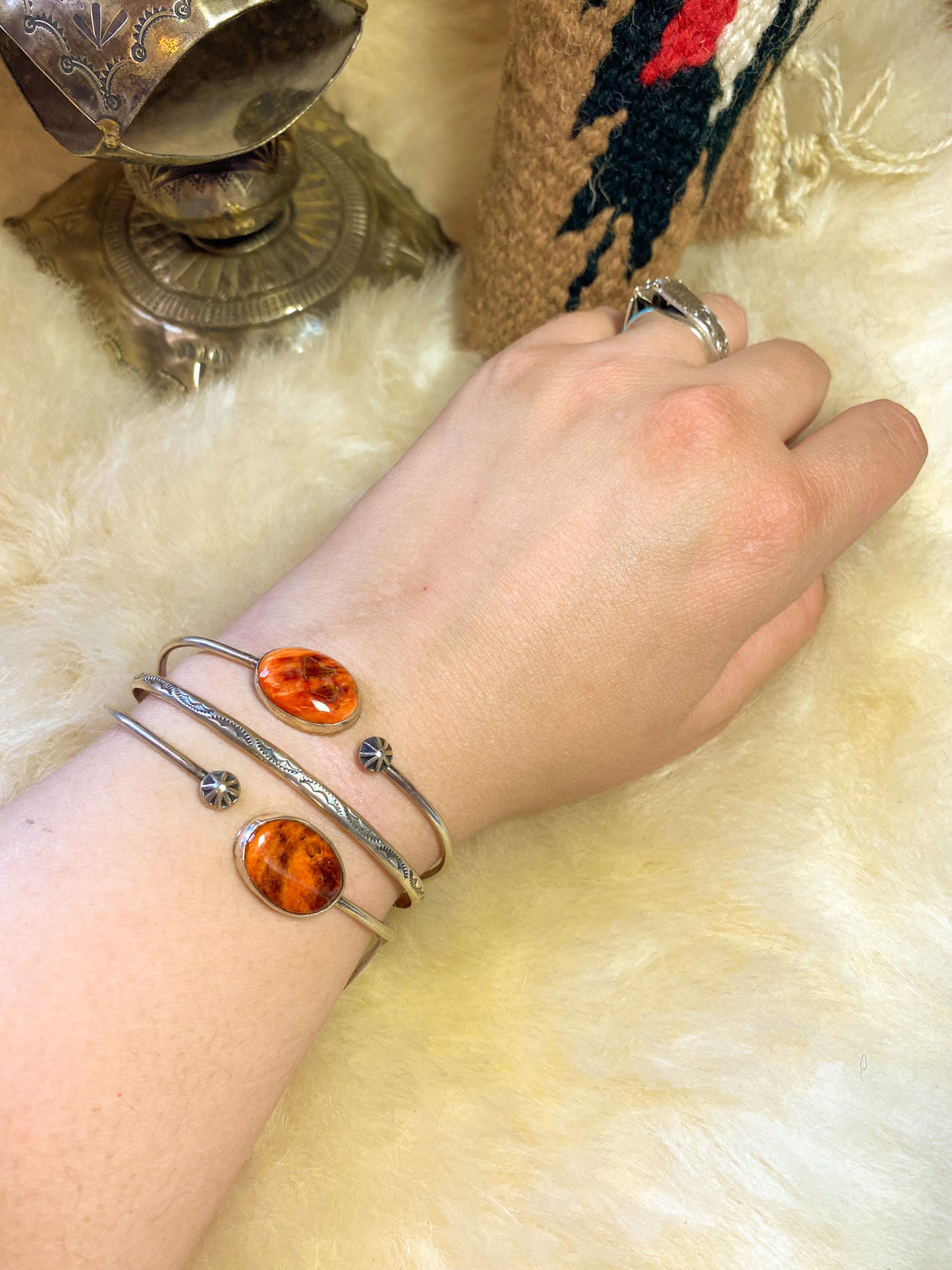 Orange Spiny Floating Cuff